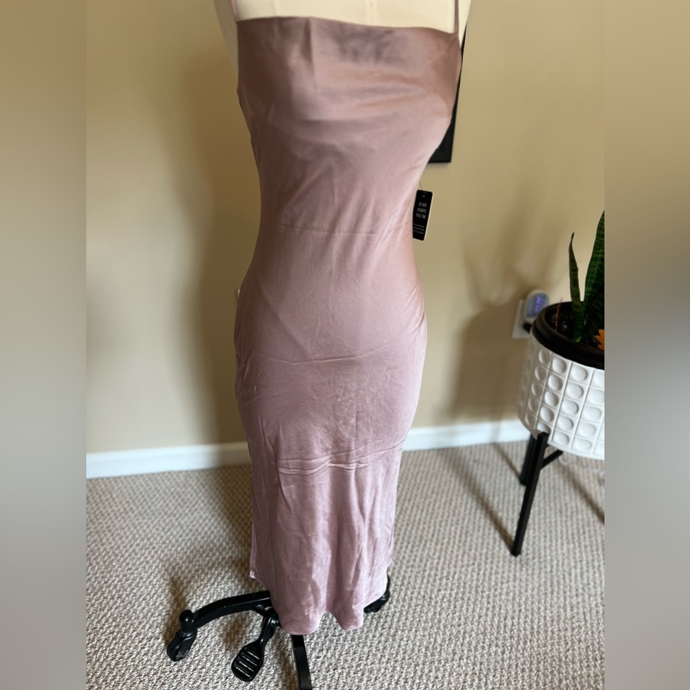 EXPRESS  midi satin dress